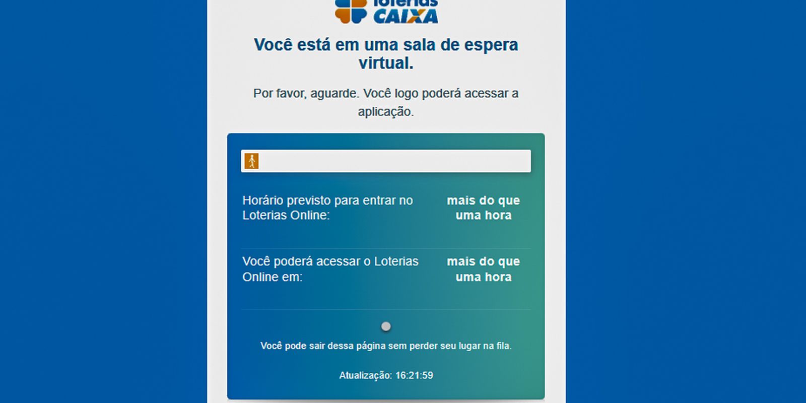 Mega da Virada: site Loterias Caixa tem fila de espera para apostar